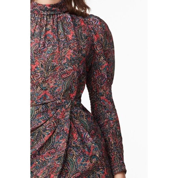 Rebecca Taylor Silk Hudson Sheath Dress Size 4 - Picture 4 of 12